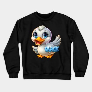 Cute Baby Duck Crewneck Sweatshirt